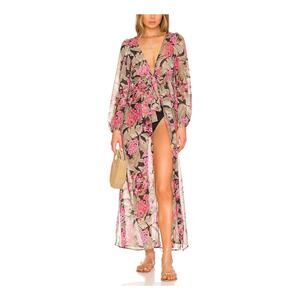 Beach Riot 'Ryan' Pink Chiffon Dress Size S